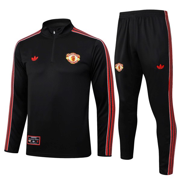 Sudadera De Training Manchester United 2025-2026 Negro 5